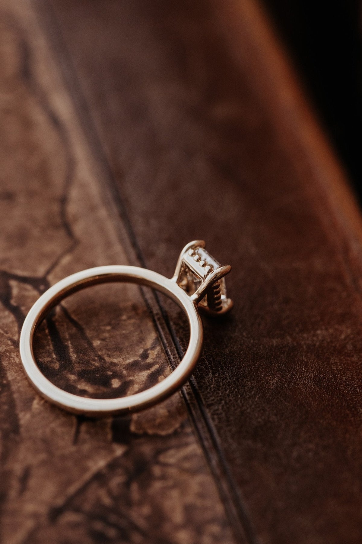 The Charlotte Emerald Cut Solitaire