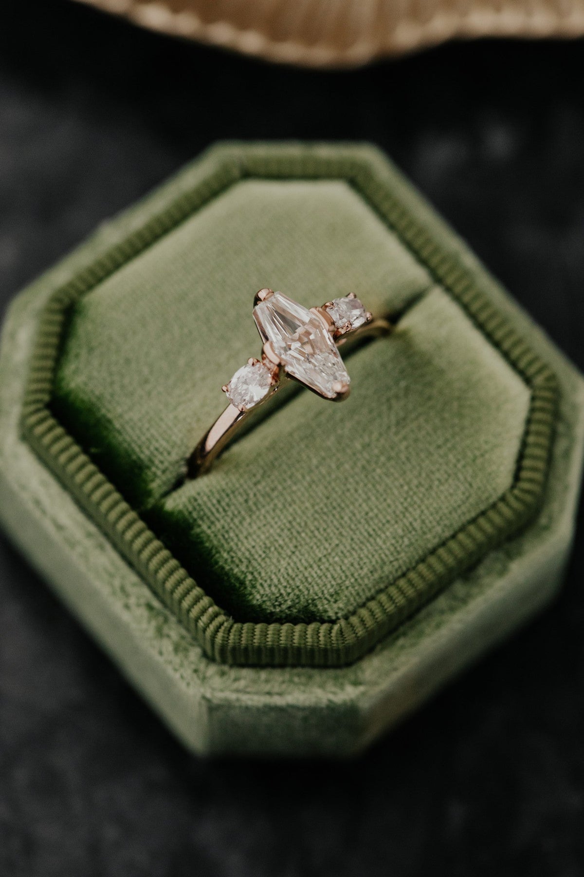 The Ruth Modified Kite Shape Ring