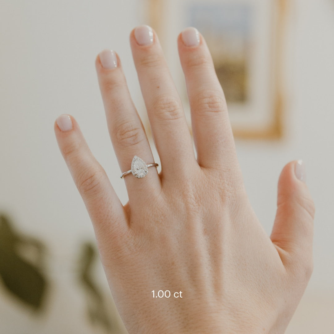 The Audrey Pear Ring