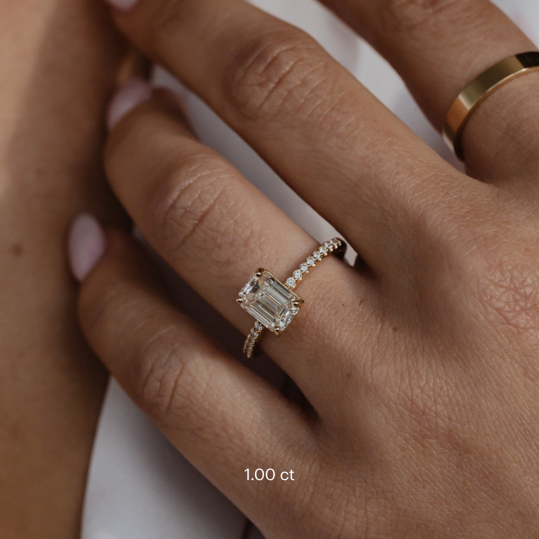 The Jenna Emerald Cut Ring