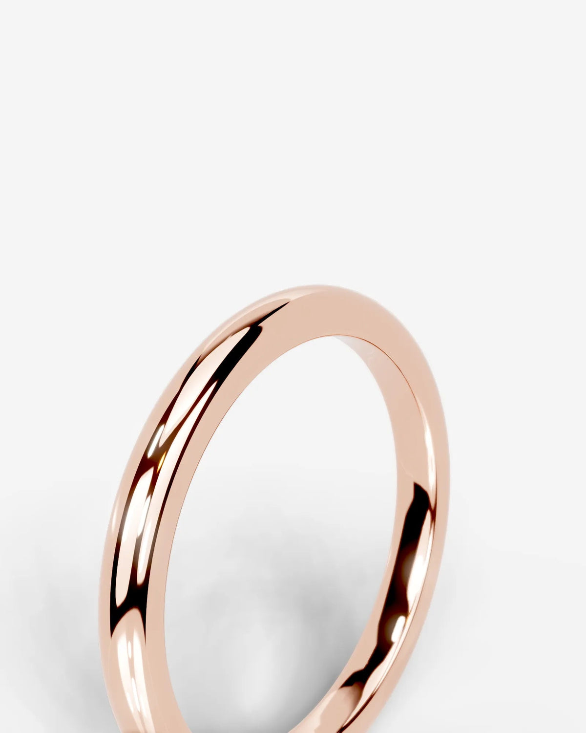 Jessi Wedding Band Lab Grown Diamond Wedding Ring - Rose Gold
