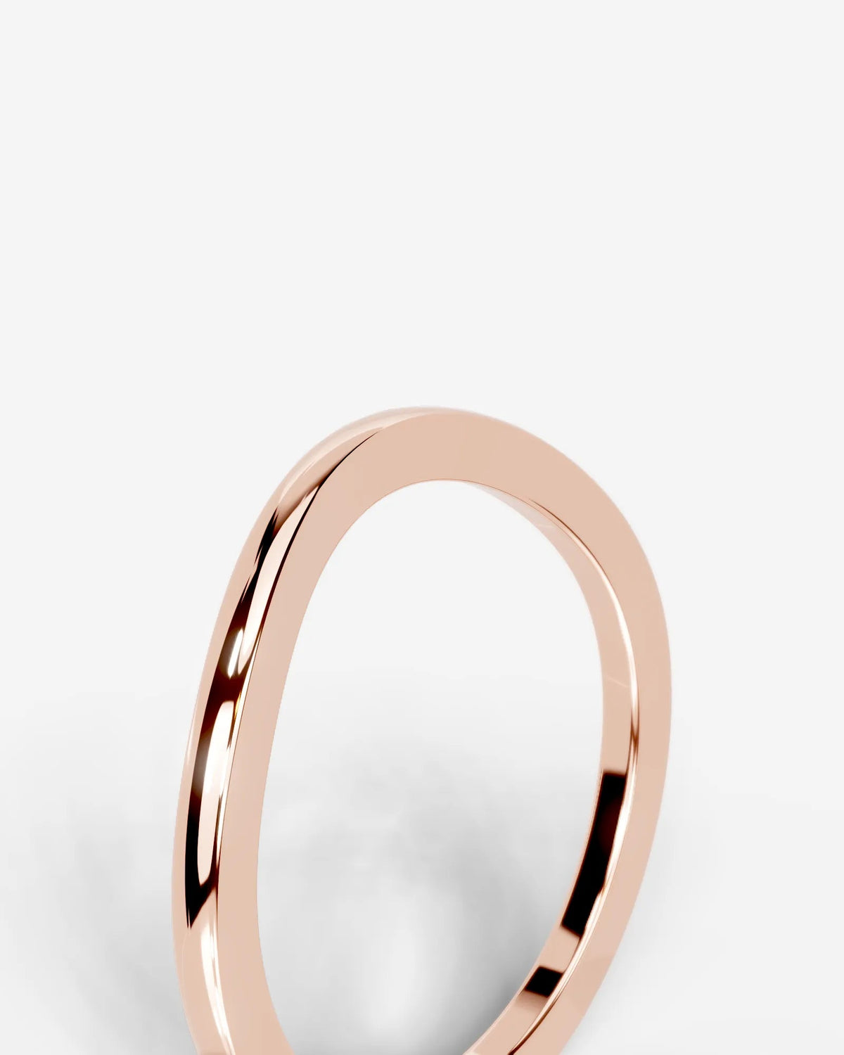 Winnie Wedding Band Lab Grown Diamond Wedding Ring - Rose Gold