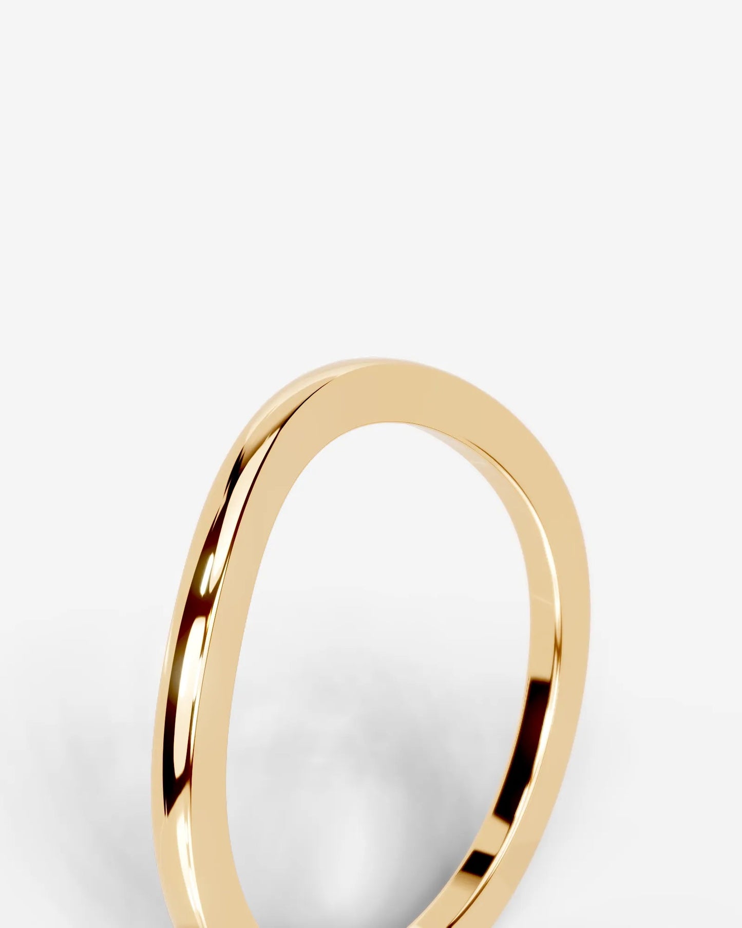Winnie Wedding Band Lab Grown Diamond Wedding Ring - Yellow Gold