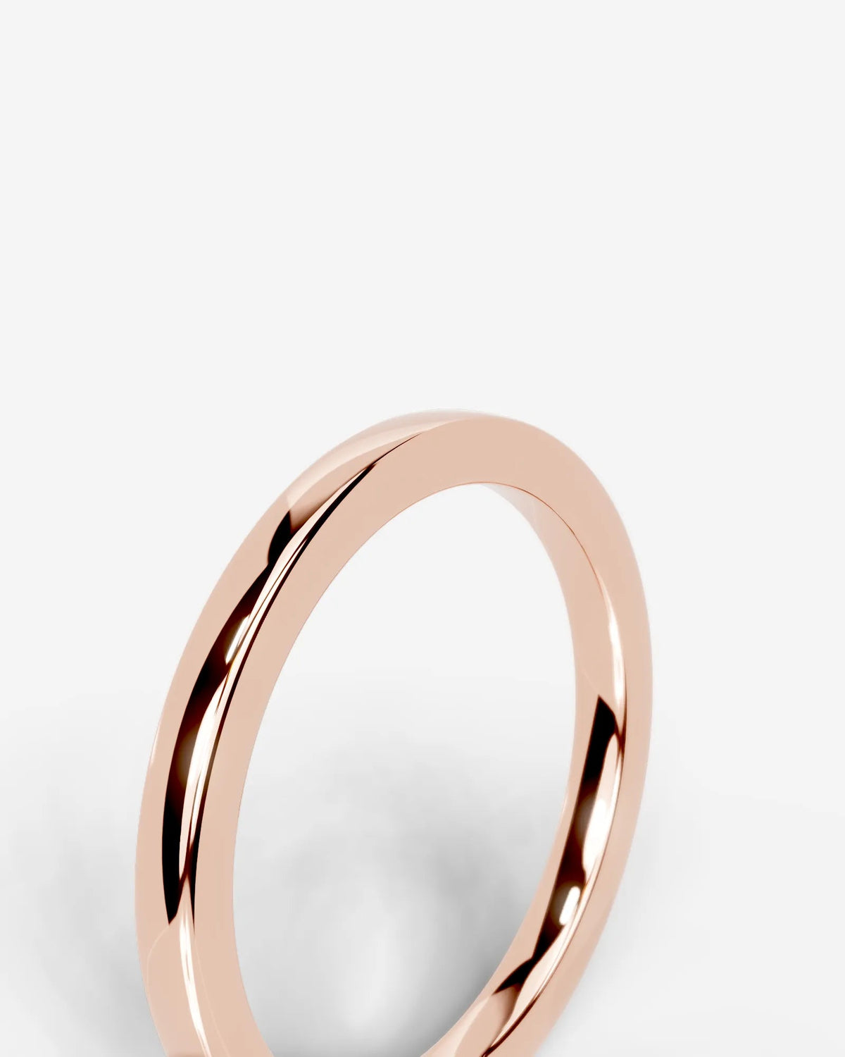 Jack Natural Diamond Wedding Band Lab Grown W Diamond Wedding Ring - Rose Gold