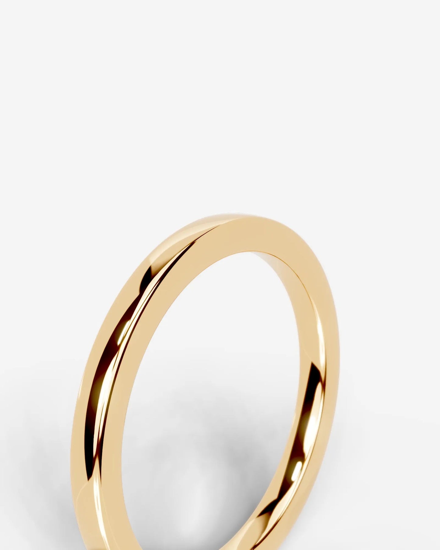 Jack Natural Diamond Wedding Band Lab Grown W Diamond Wedding Ring - Yellow Gold