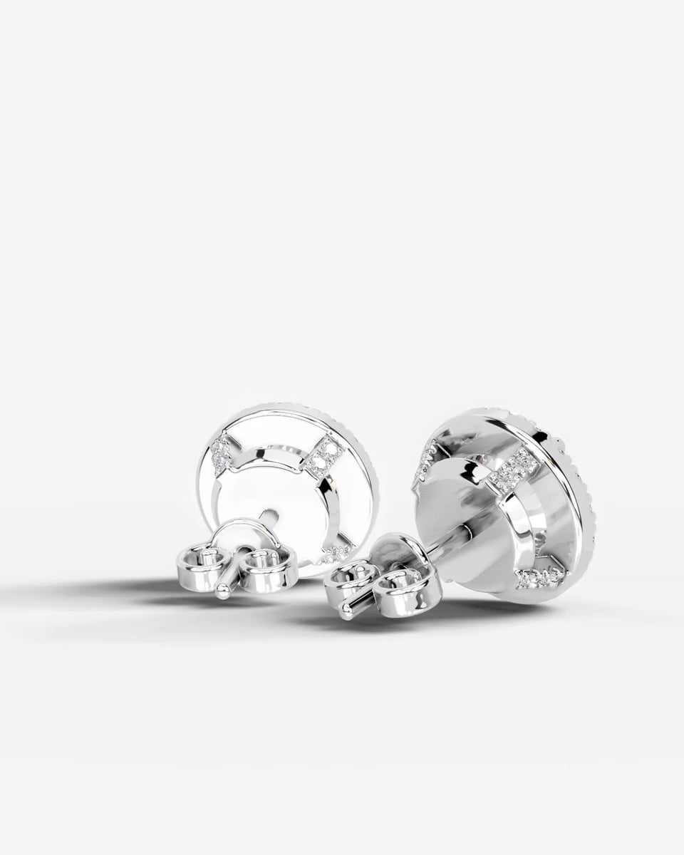 Anastasia Curved Lab Grown Round Diamond Wedding Ring - White Gold