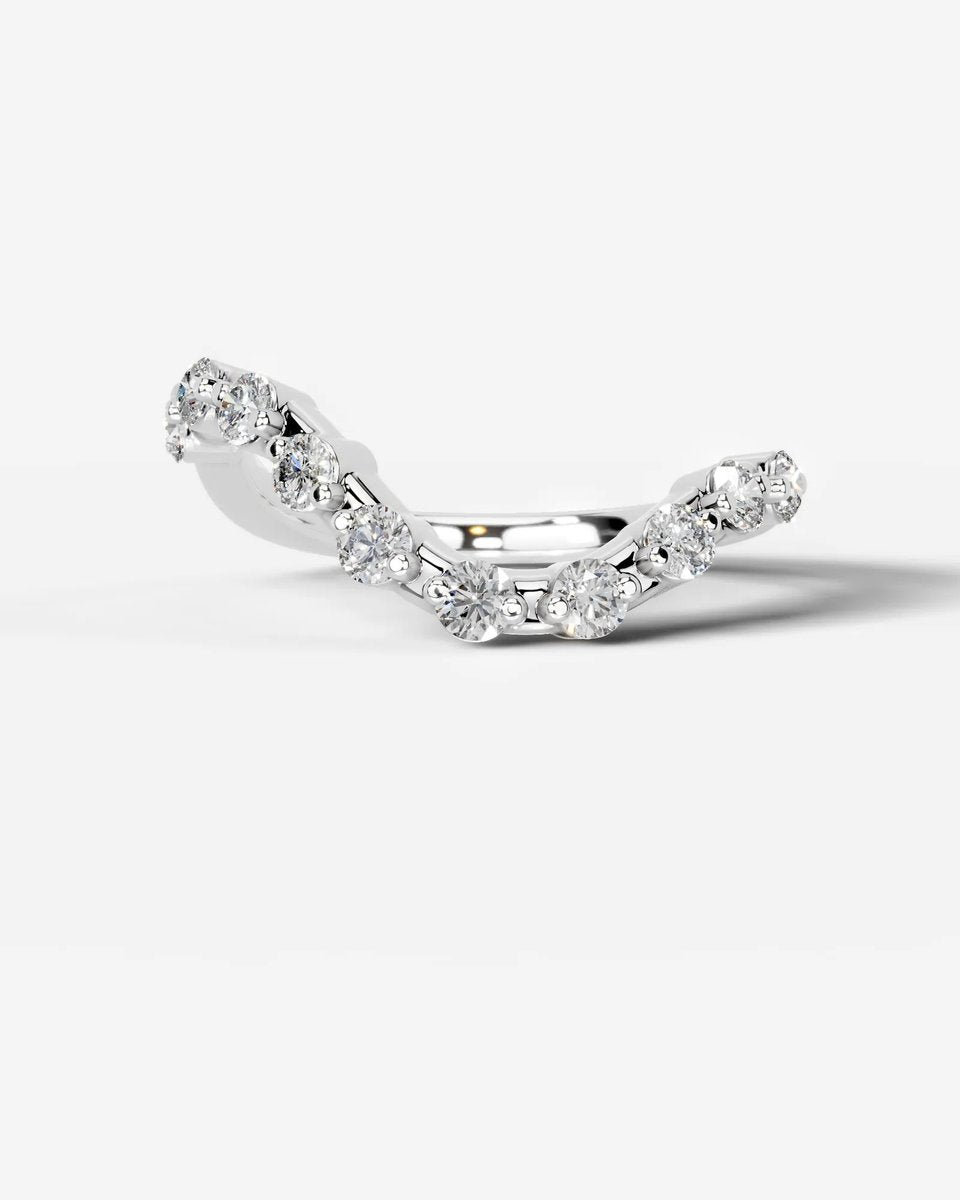 Angie Round Lab Grown RDPLT Diamond Wedding Ring - Platinum