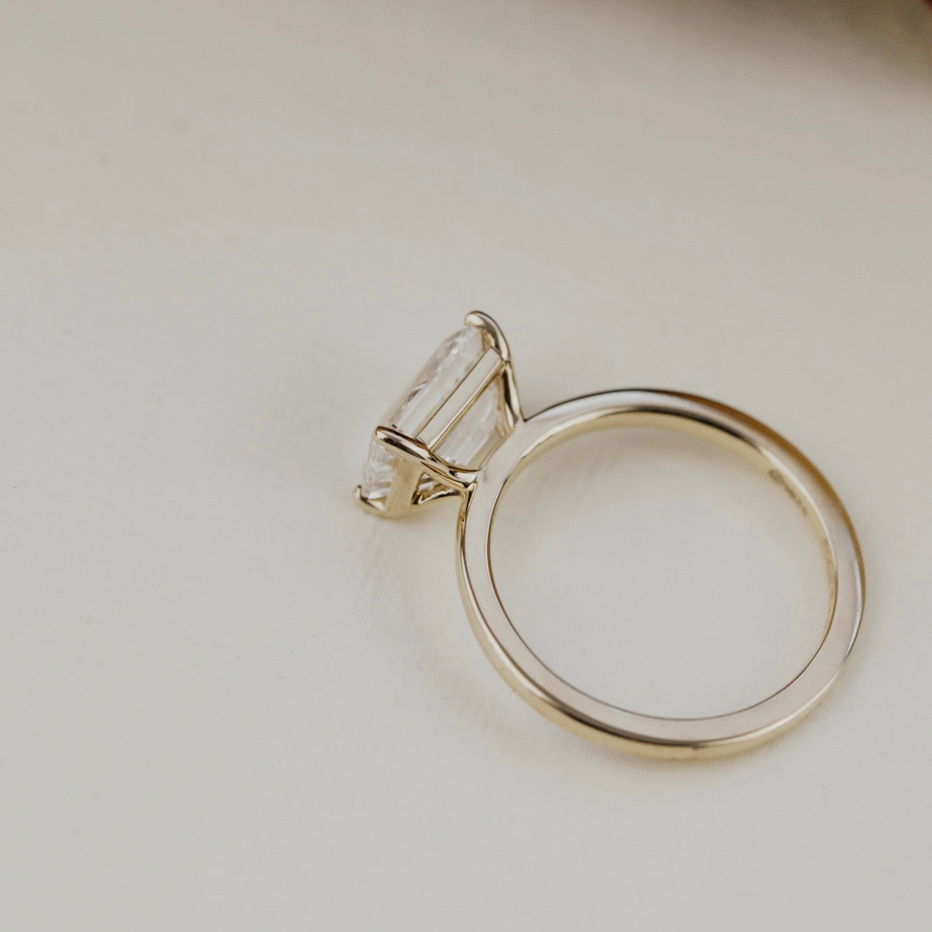 The Bennett Emerald Cut Lab Grown Diamond Ring