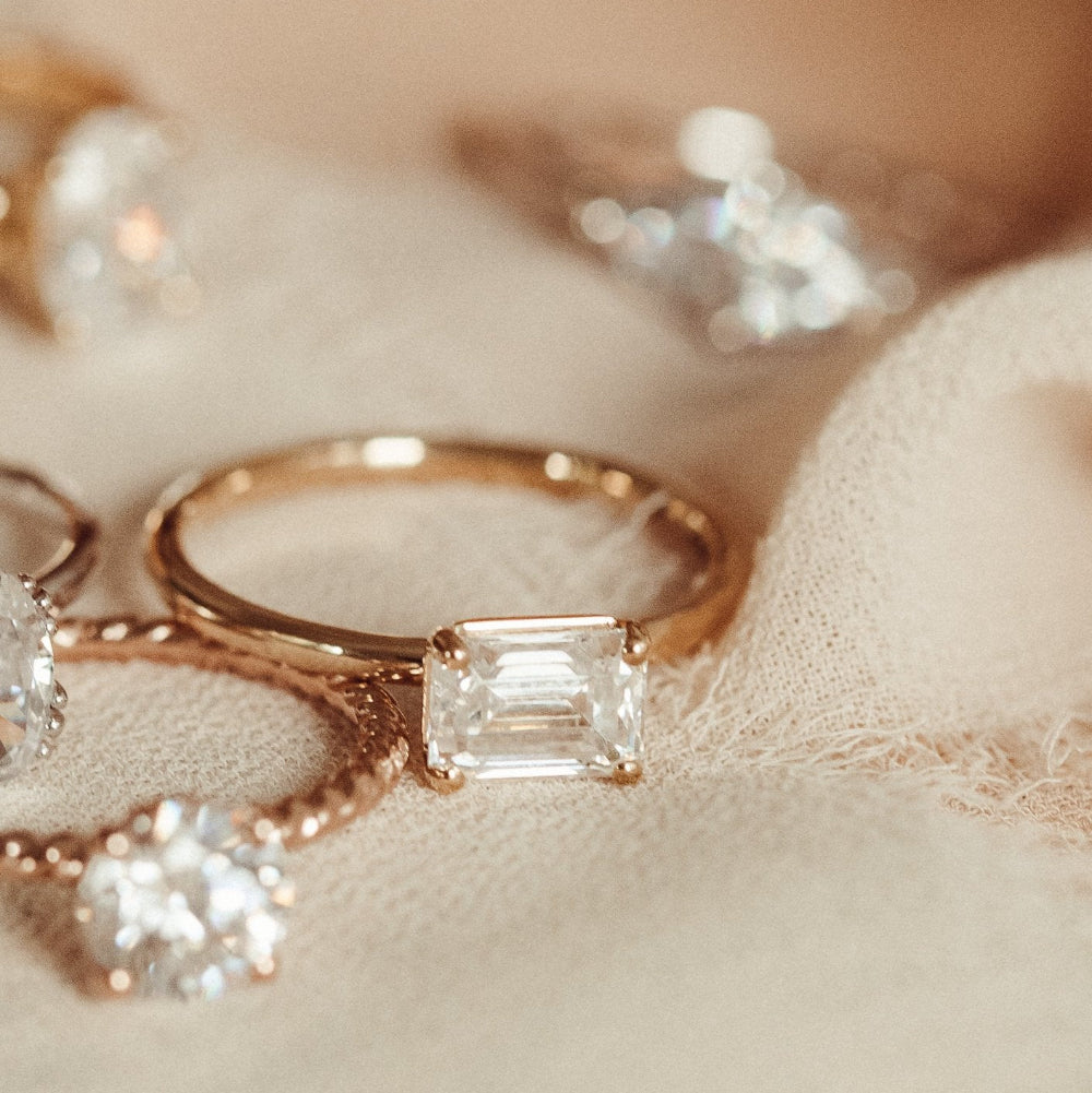 The Bennett Emerald Cut Solitaire Ring