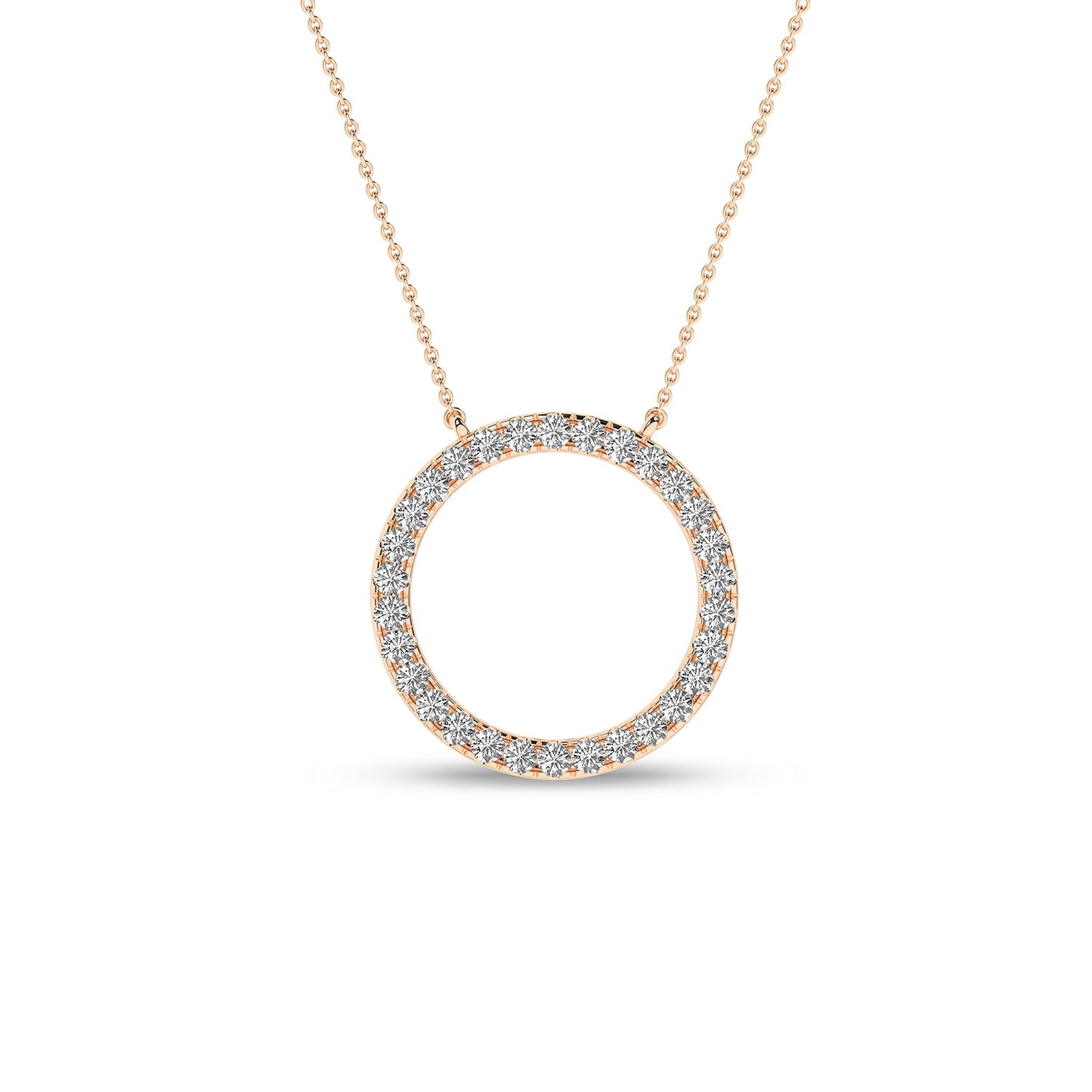 Circular Silhouette Necklace