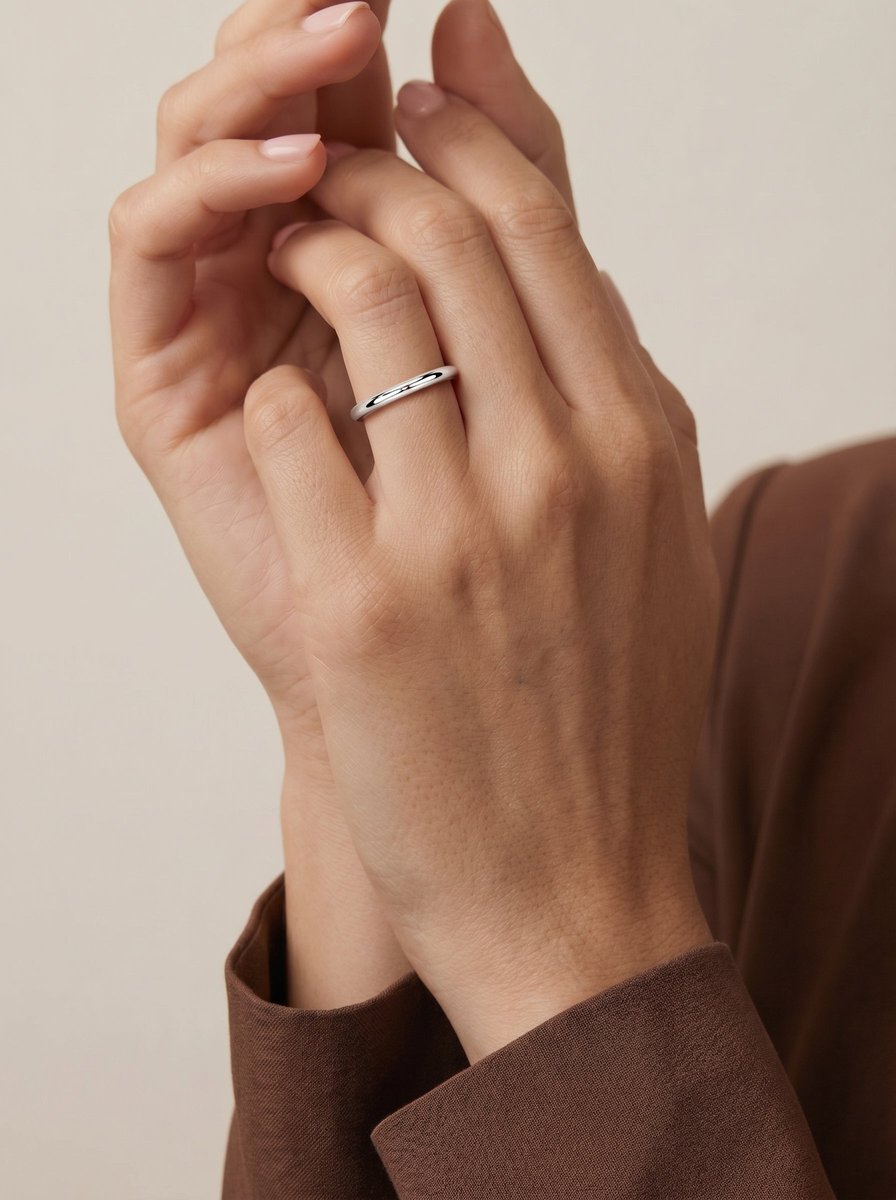 Jessi Wedding Band Lab Grown Diamond Wedding Ring - White Gold