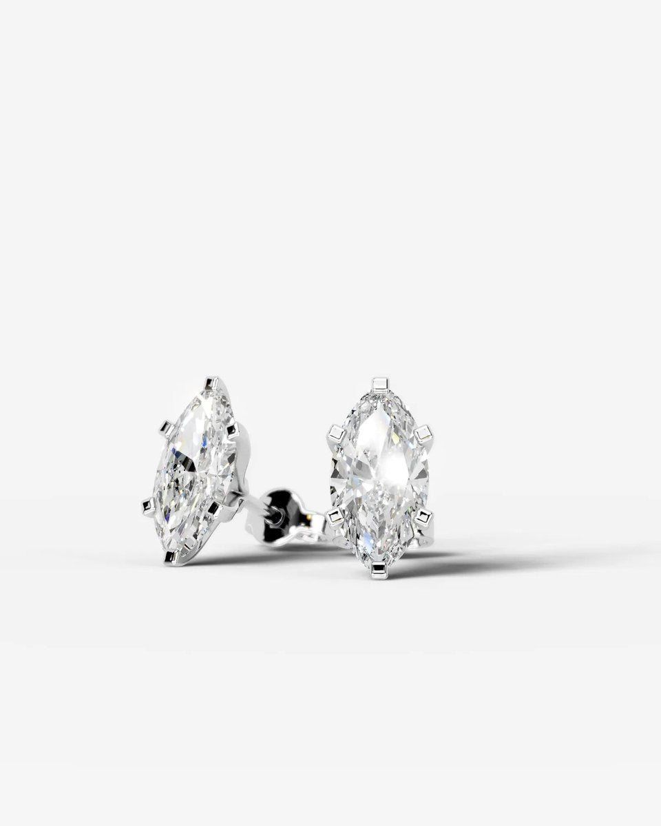 Lauren Lab Grown Round Diamond Wedding Ring - White Gold