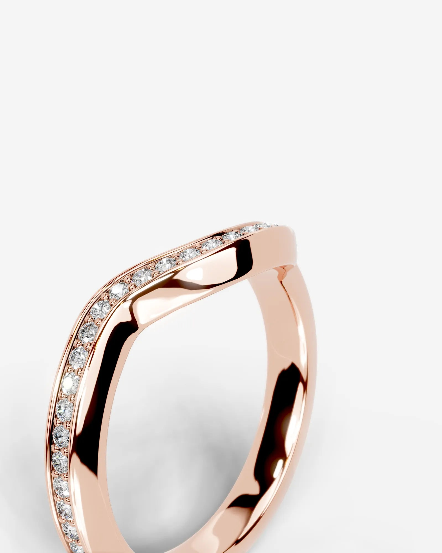 Lucy Lab Grown Round Diamond Wedding Ring - Rose Gold - 18K - 3ct