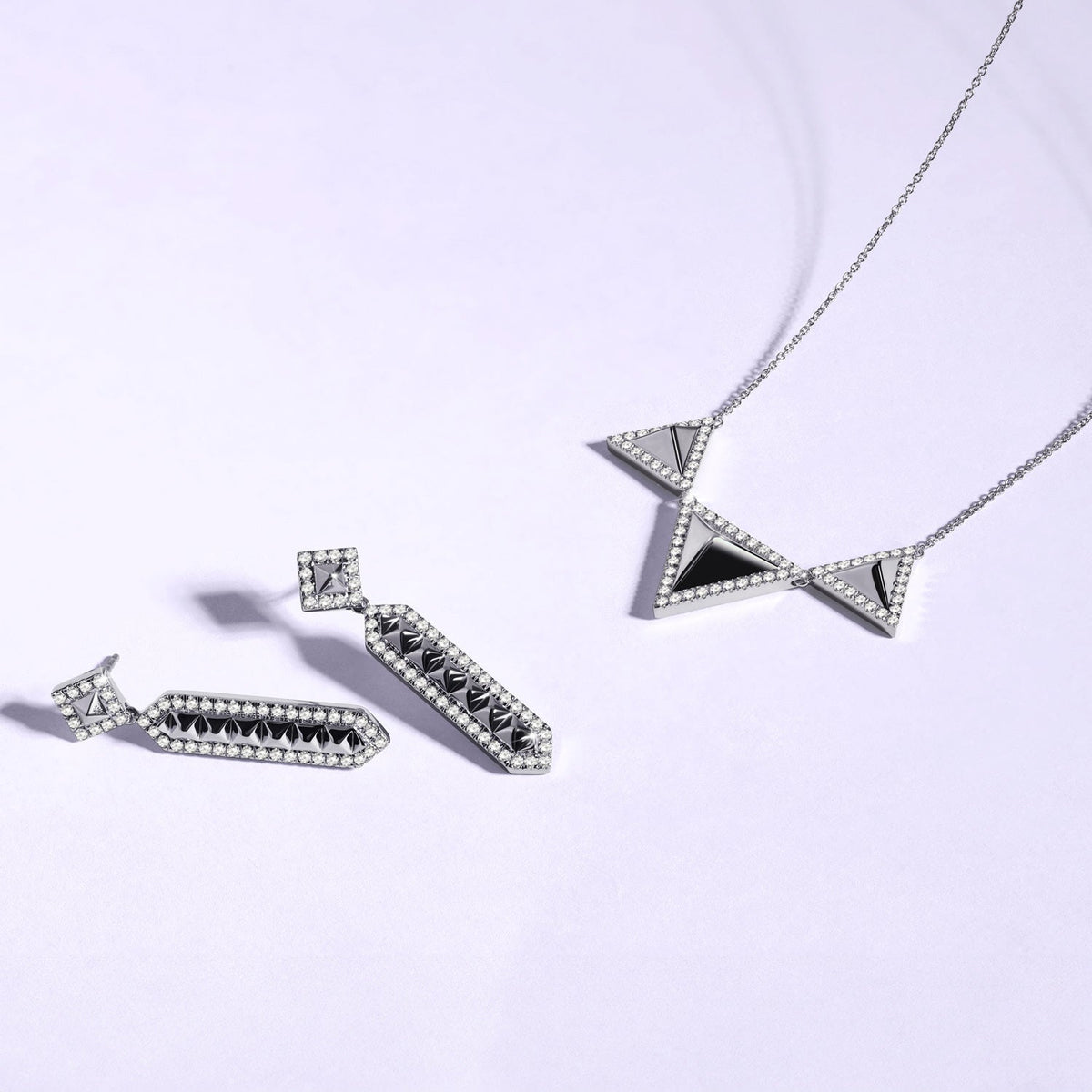 Pyramid Trois Pendant Necklace