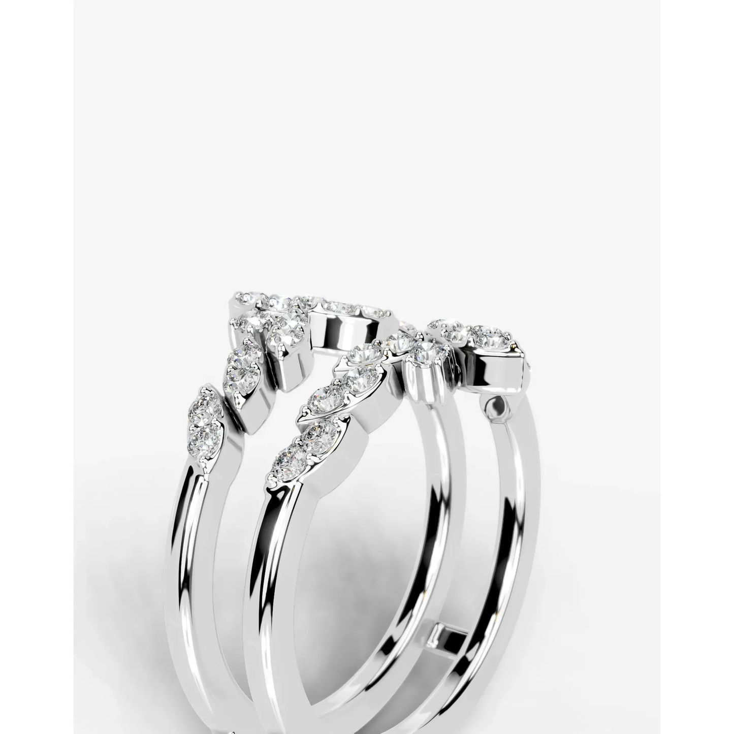 Nikita Lab Grown Round Diamond Wedding Ring - Platinum - 6ct
