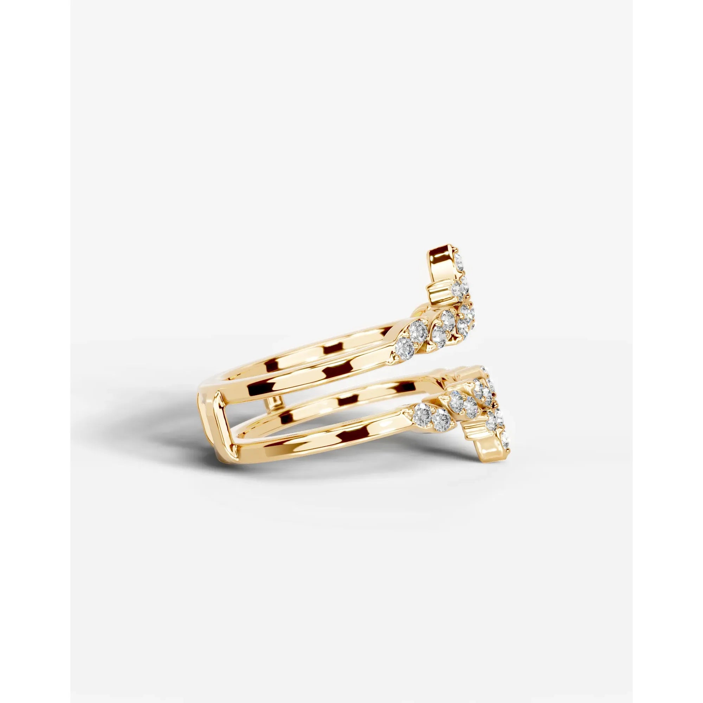 Nikita Lab Grown Round Diamond Wedding Ring - Yellow Gold - 18K - 3ct