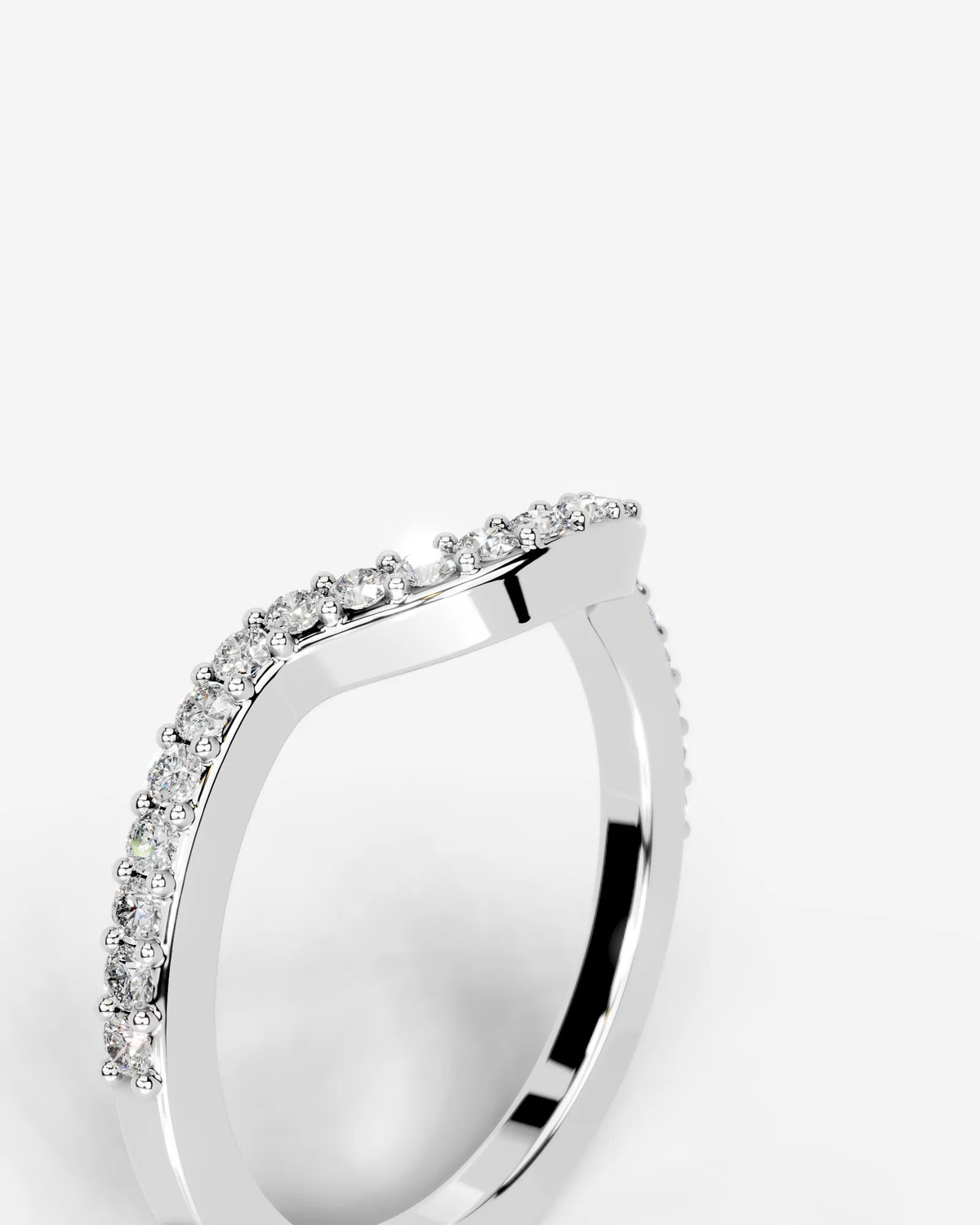 Nina Lab Grown Round Diamond Wedding Ring - White Gold - 18K - 6ct