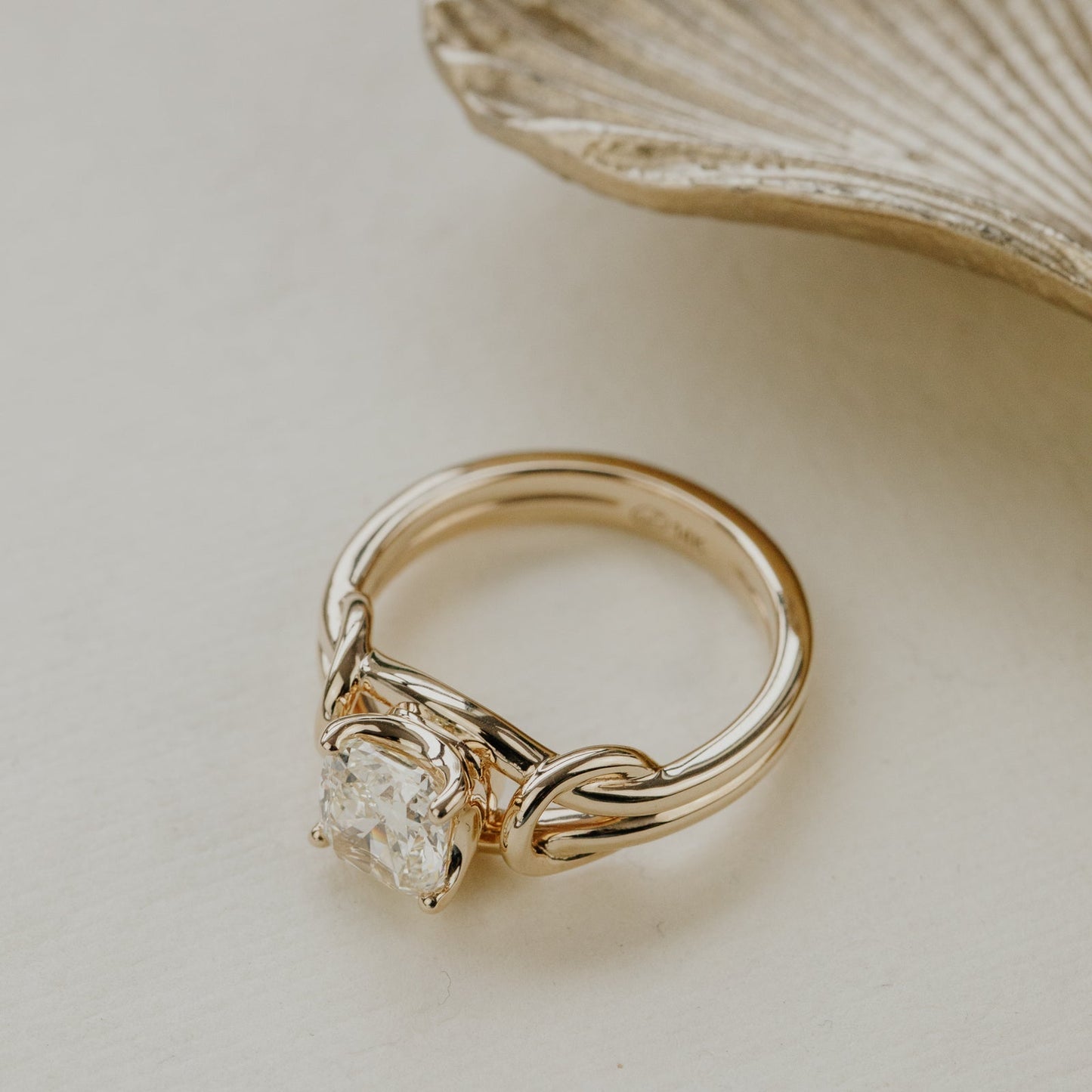 The Bella Modified Old Mine Cut Diamond Ring