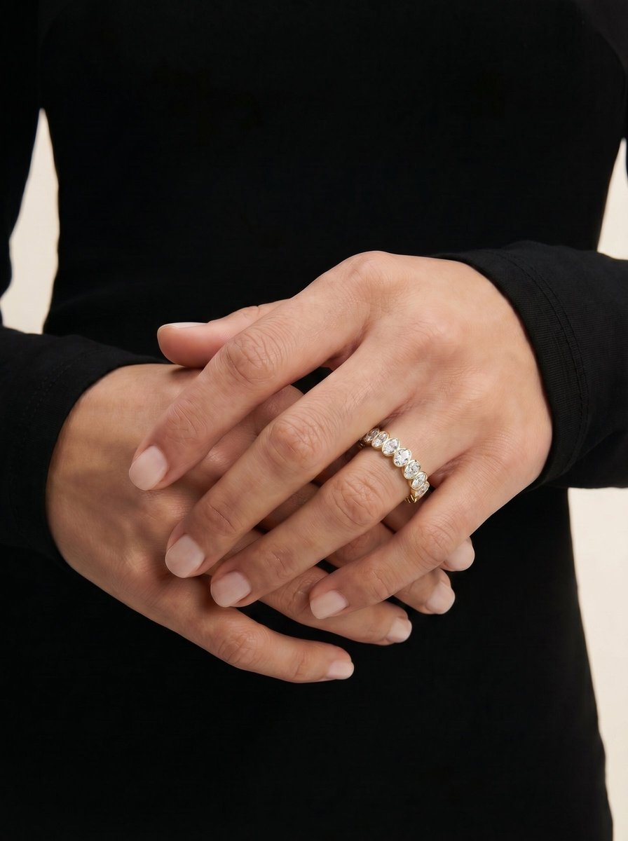 Sook Lab Grown Diamond Wedding Ring - Yellow Gold
