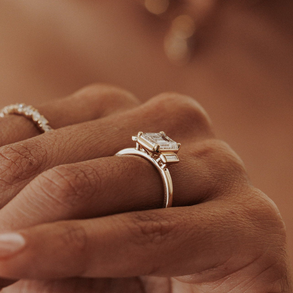 The Carson Emerald Cut Ring