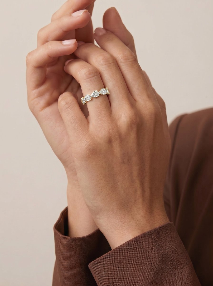 Tyrell Lab Grown Diamond Wedding Ring - Yellow Gold