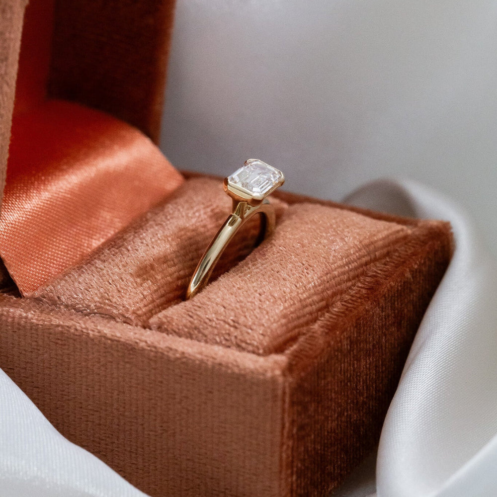 The Austen Emerald Cut Solitaire