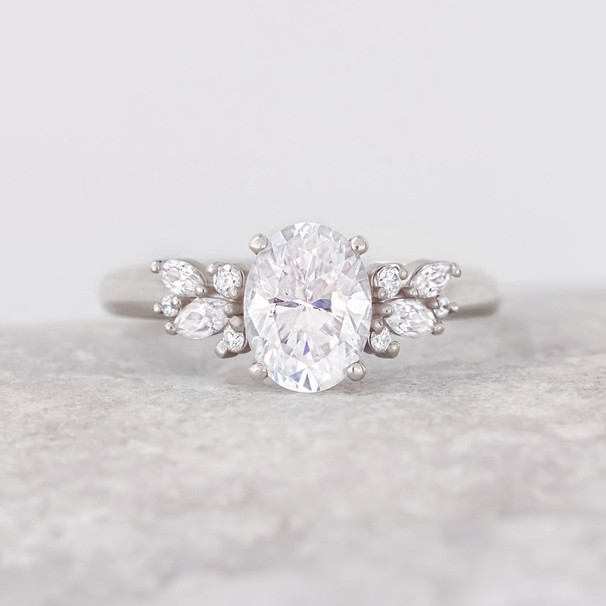 Blythe ~ Brilliant Cut Cluster Ring