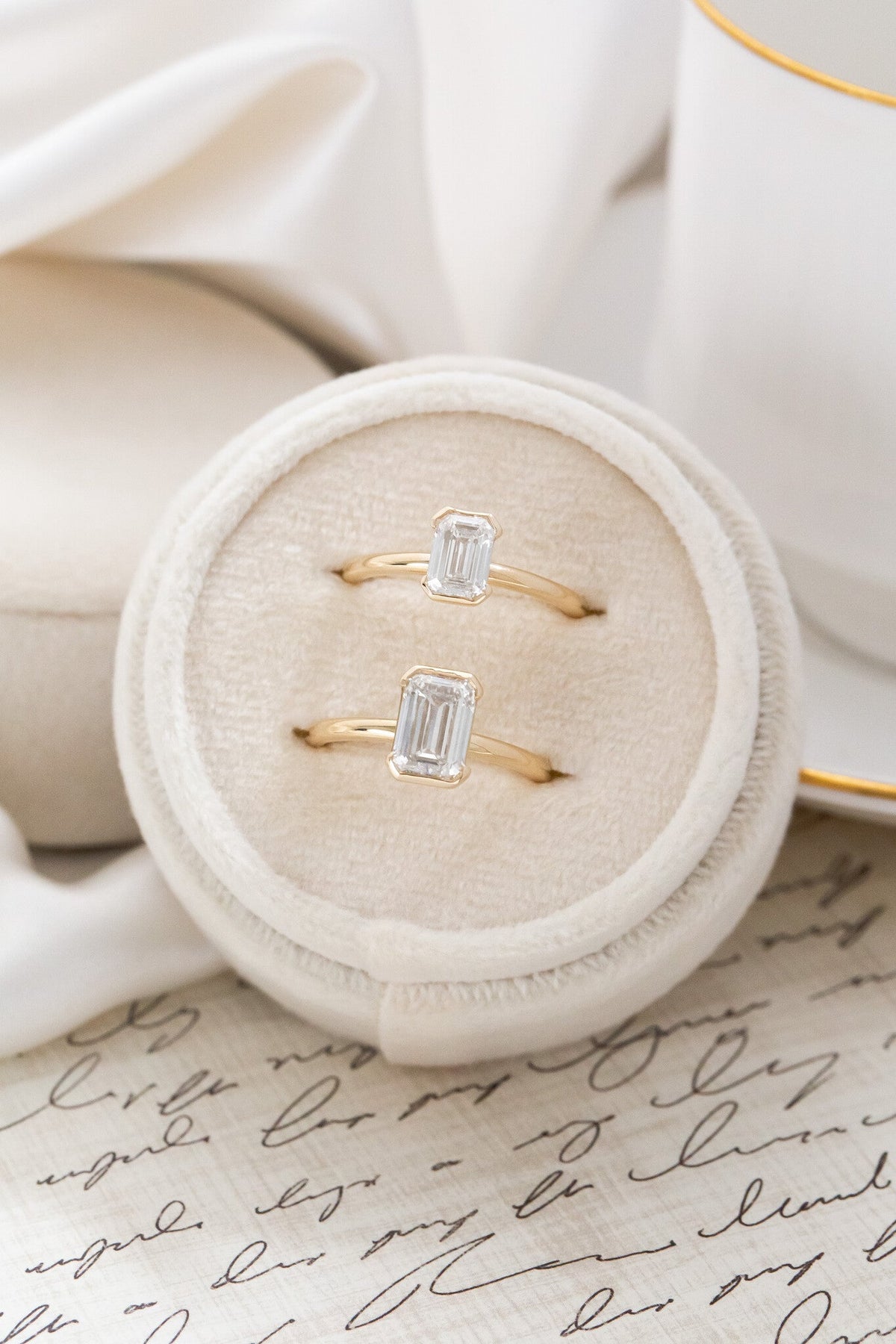 The Zadie Emerald Cut Solitaire