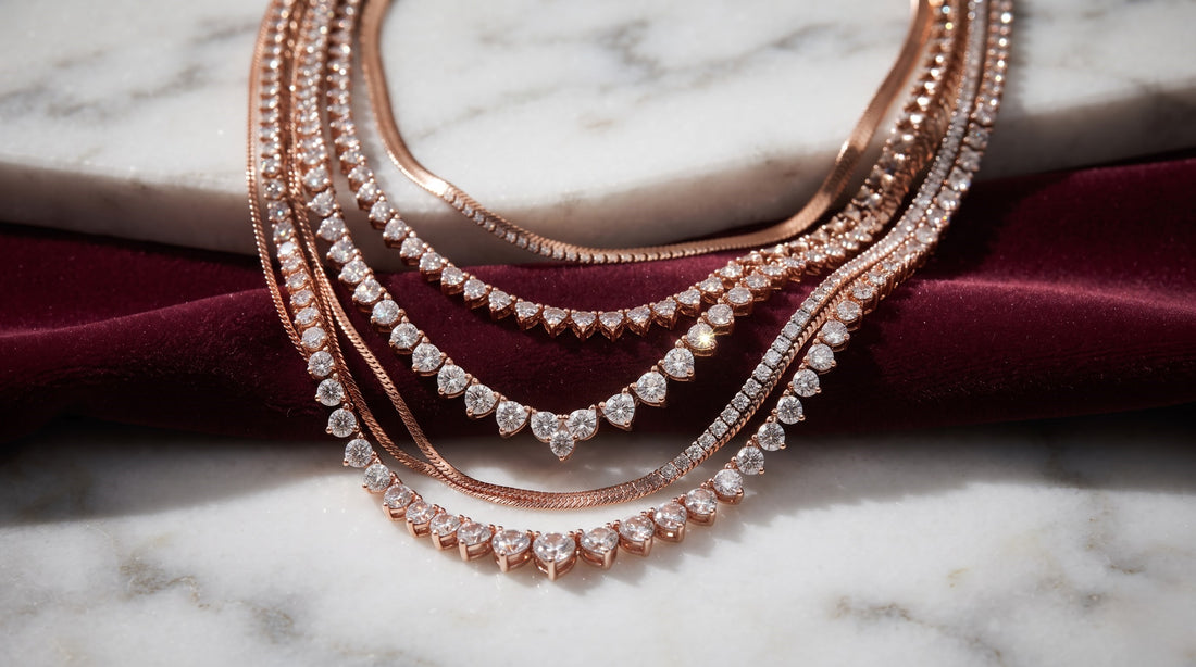 How to Layer a Diamond Tennis Necklace: 5 Effortless Ways