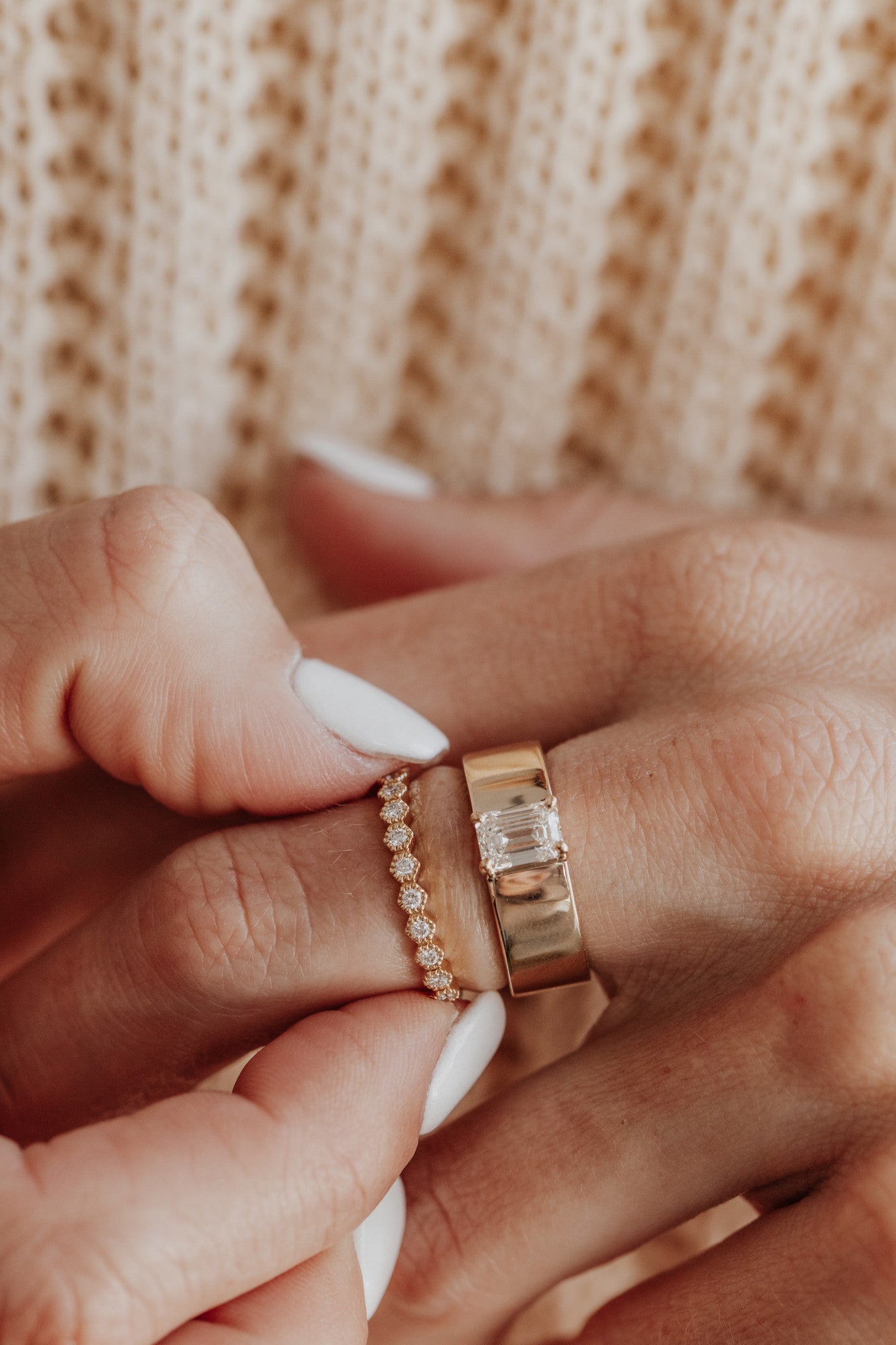 The Maya Emerald Cut Solitaire