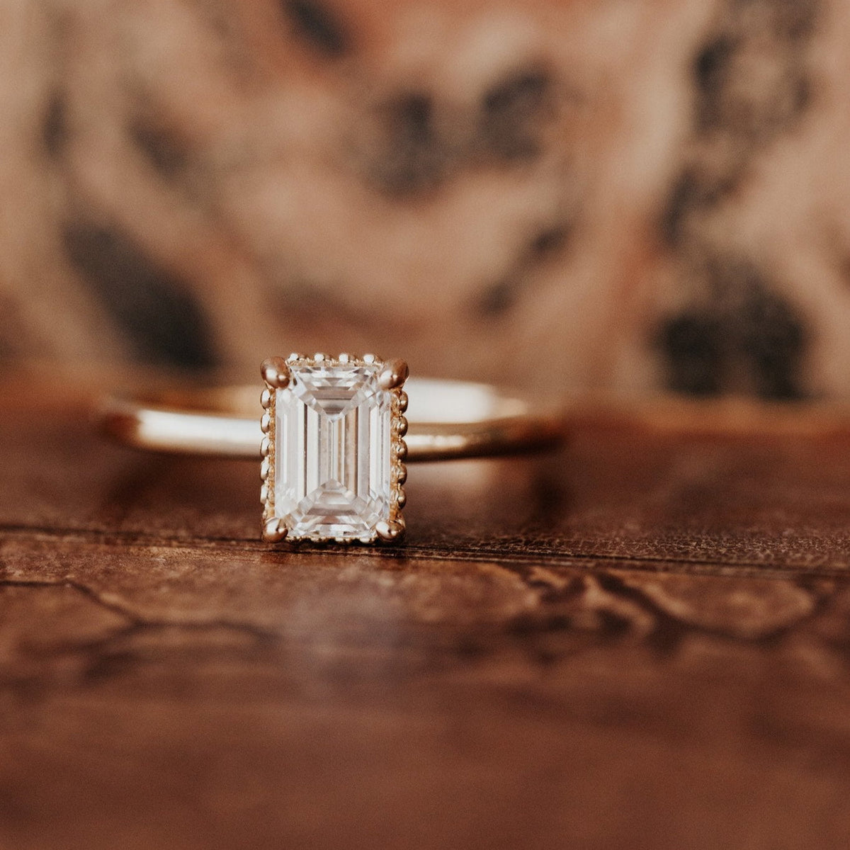 The Charlotte Emerald Cut Solitaire