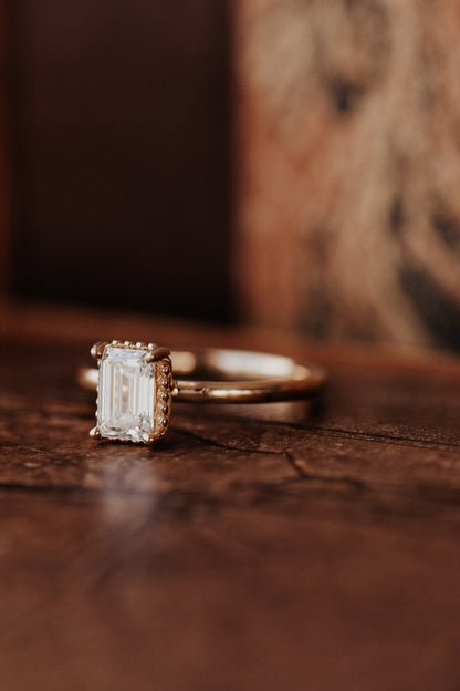 The Charlotte Emerald Cut Solitaire