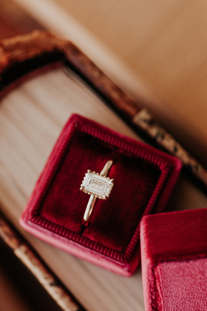 The Charlotte Emerald Cut Solitaire