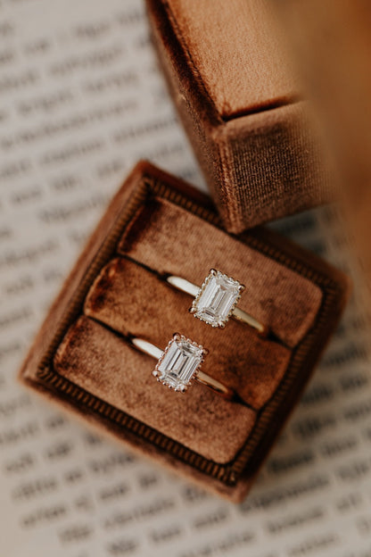 The Charlotte Emerald Cut Solitaire
