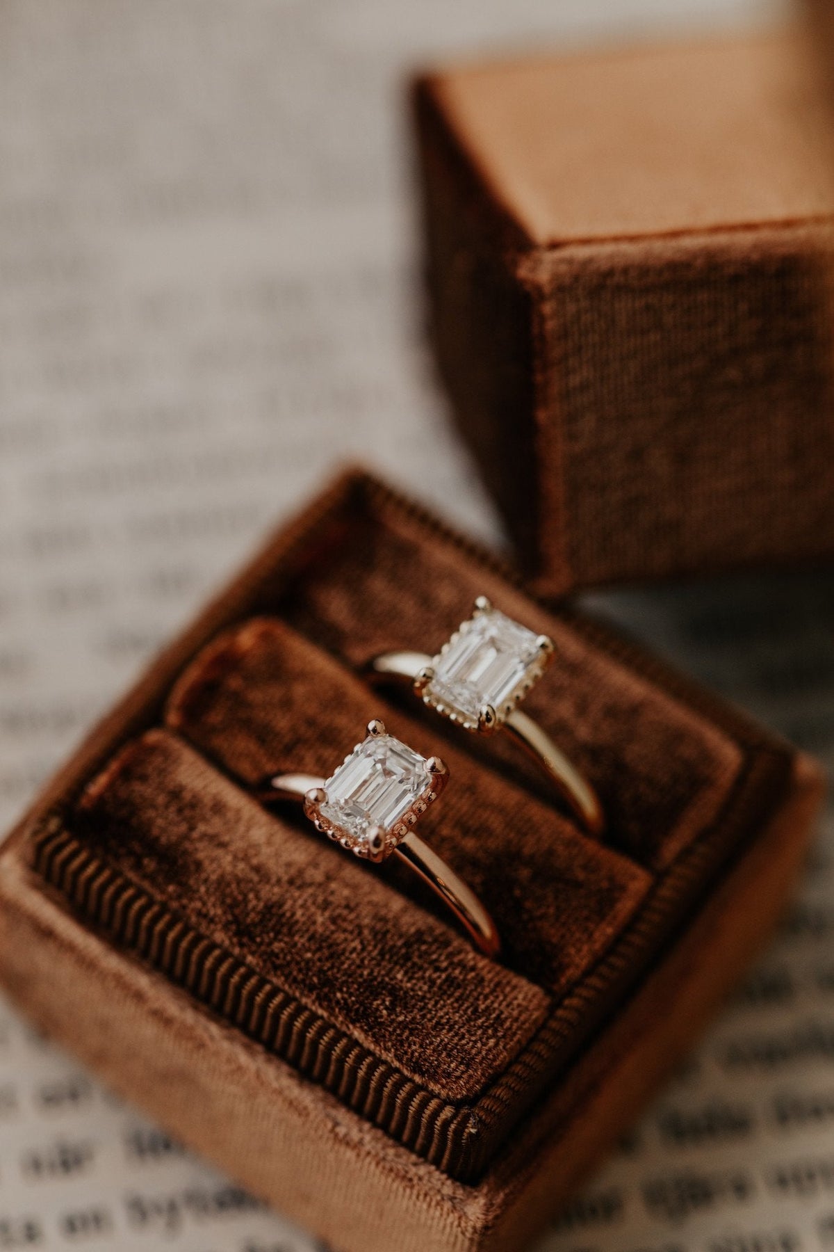 The Charlotte Emerald Cut Solitaire