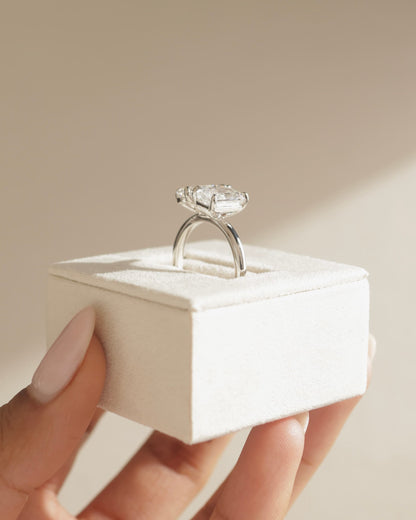 Morgan - Pear and Radiant Claw Toi et Moi Engagement Ring - Yellow Gold