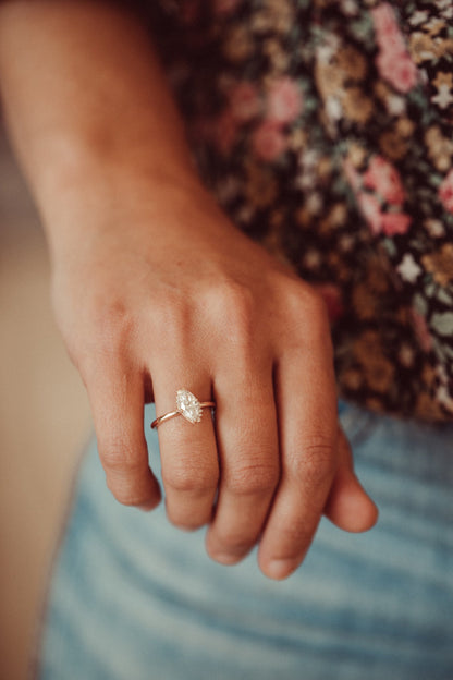 The Sage Marquise Ring