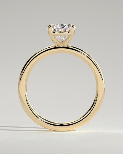 Amy - Pear Claw Solitaire Engagement Ring - Yellow Gold