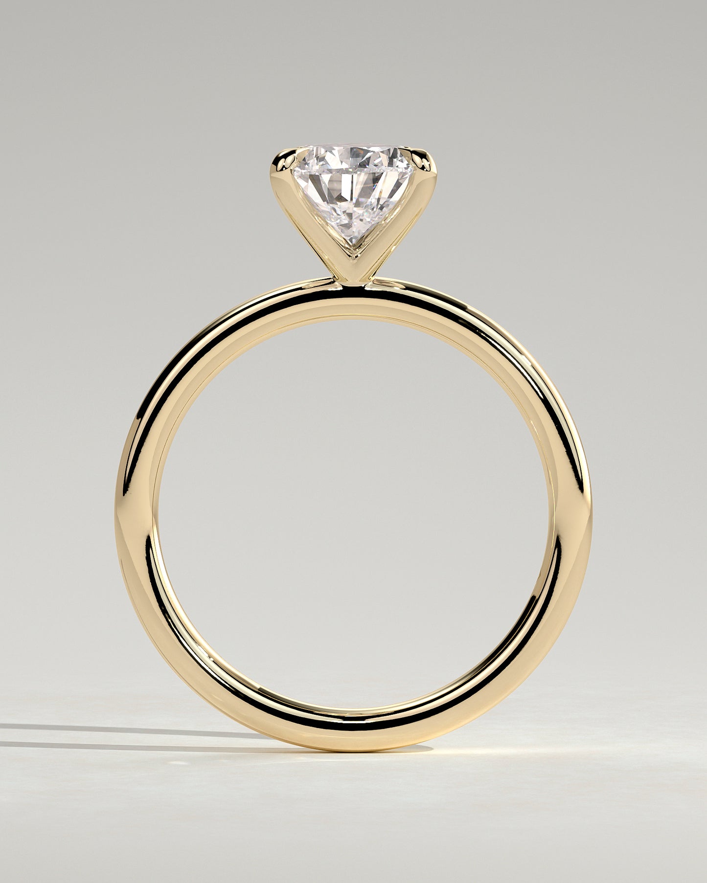 Alia - Pear Claw Solitaire Engagement Ring - Yellow Gold - Yellow Gold 2ct