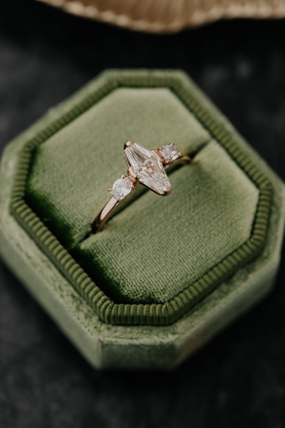 The Ruth Modified Kite Shape Ring