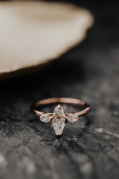 The Ruth Modified Kite Shape Ring