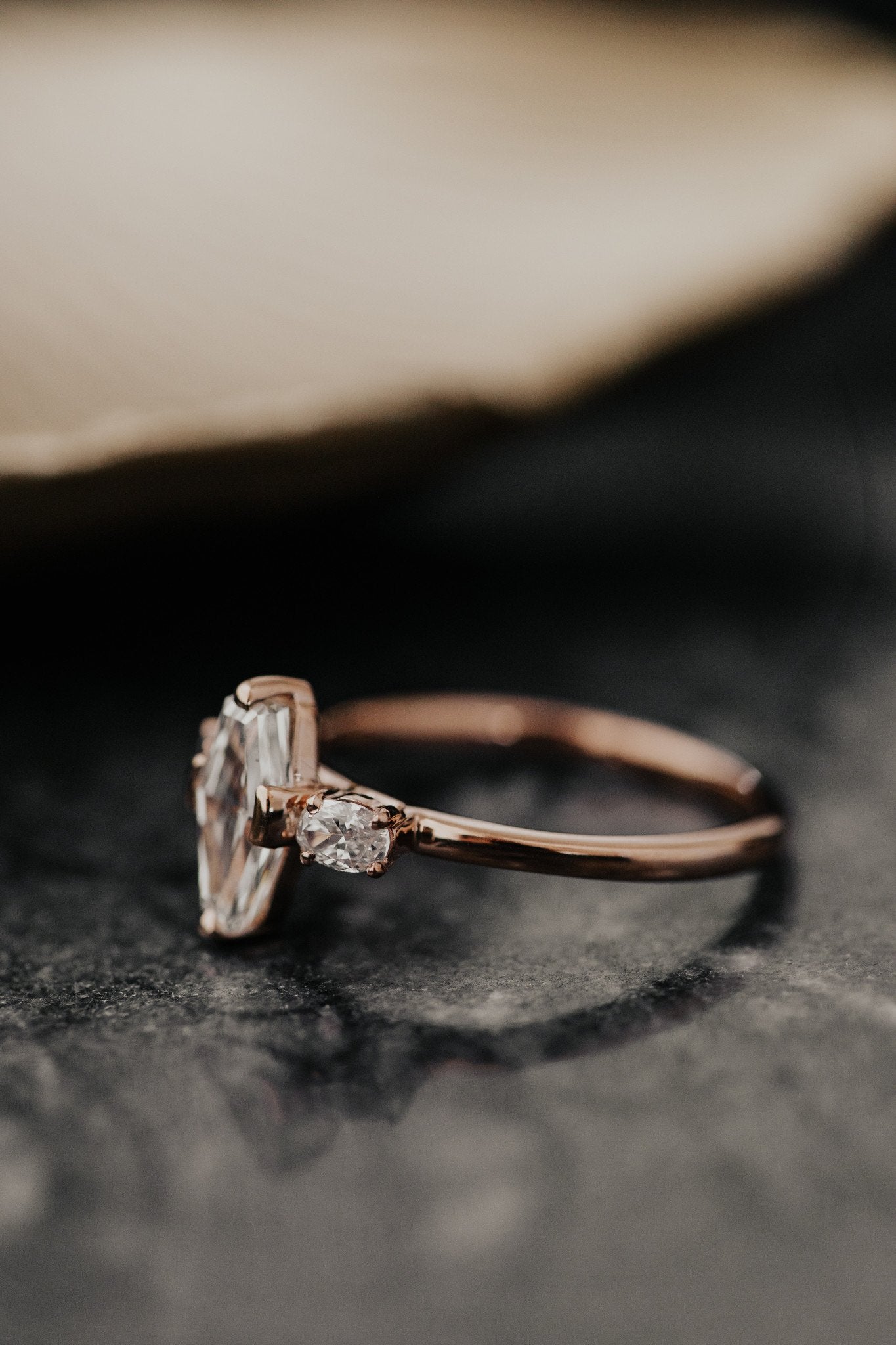 The Ruth Modified Kite Shape Ring