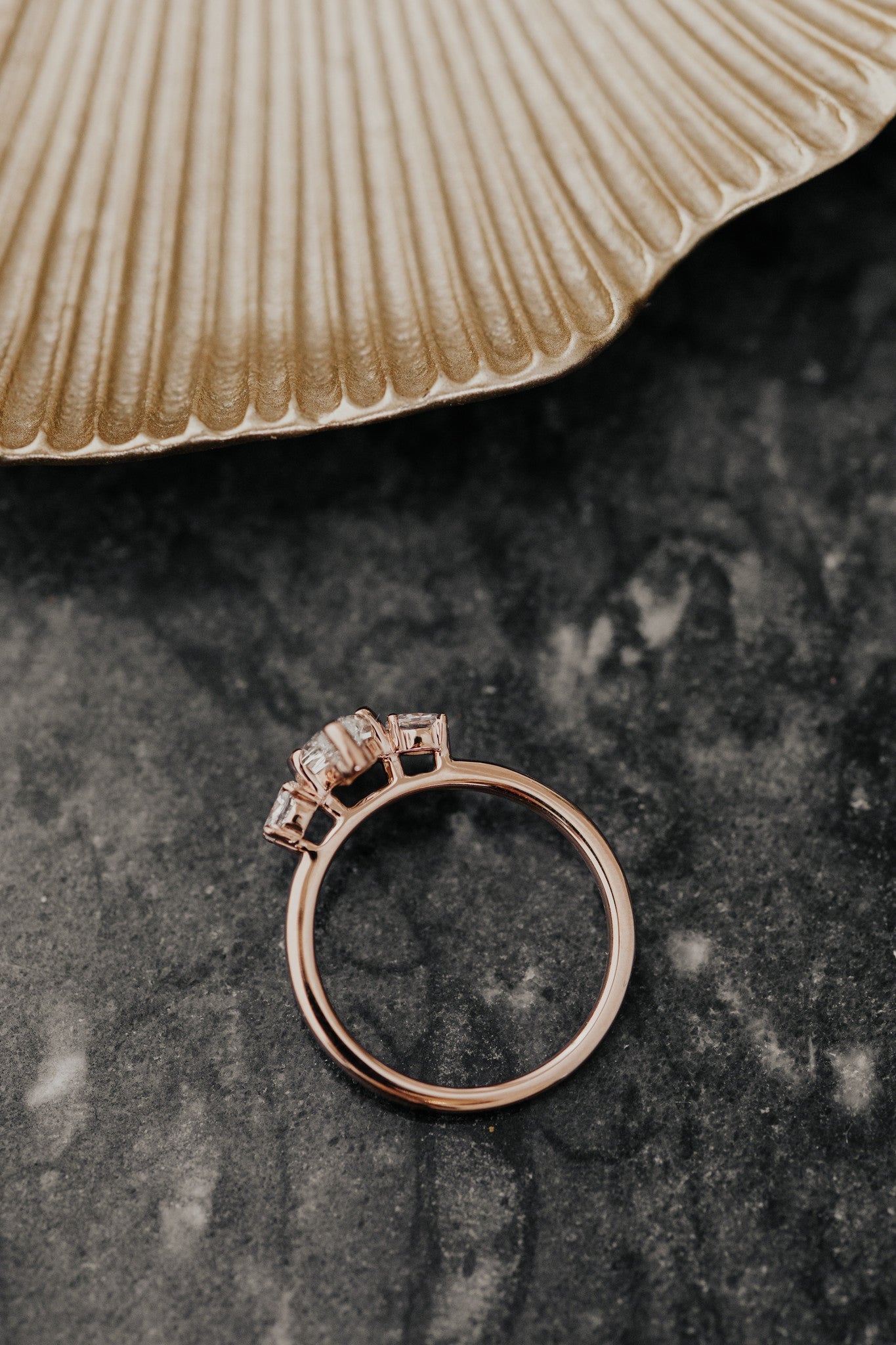 The Ruth Modified Kite Shape Ring