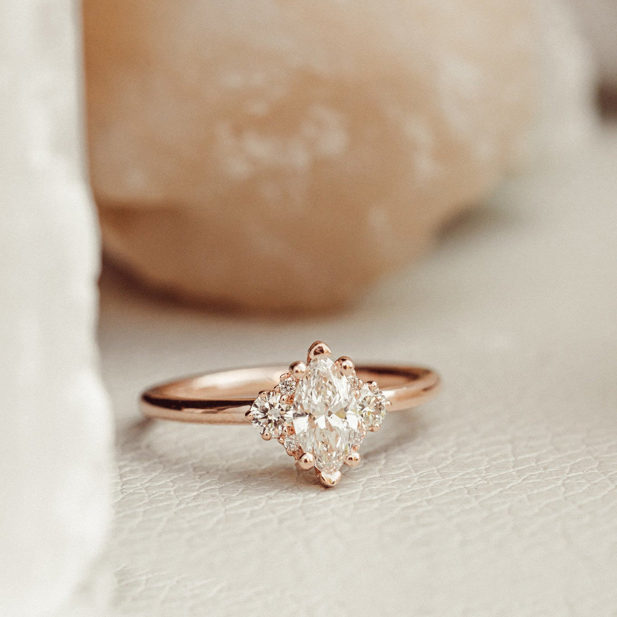 The Mini Vivien Marquise Ring