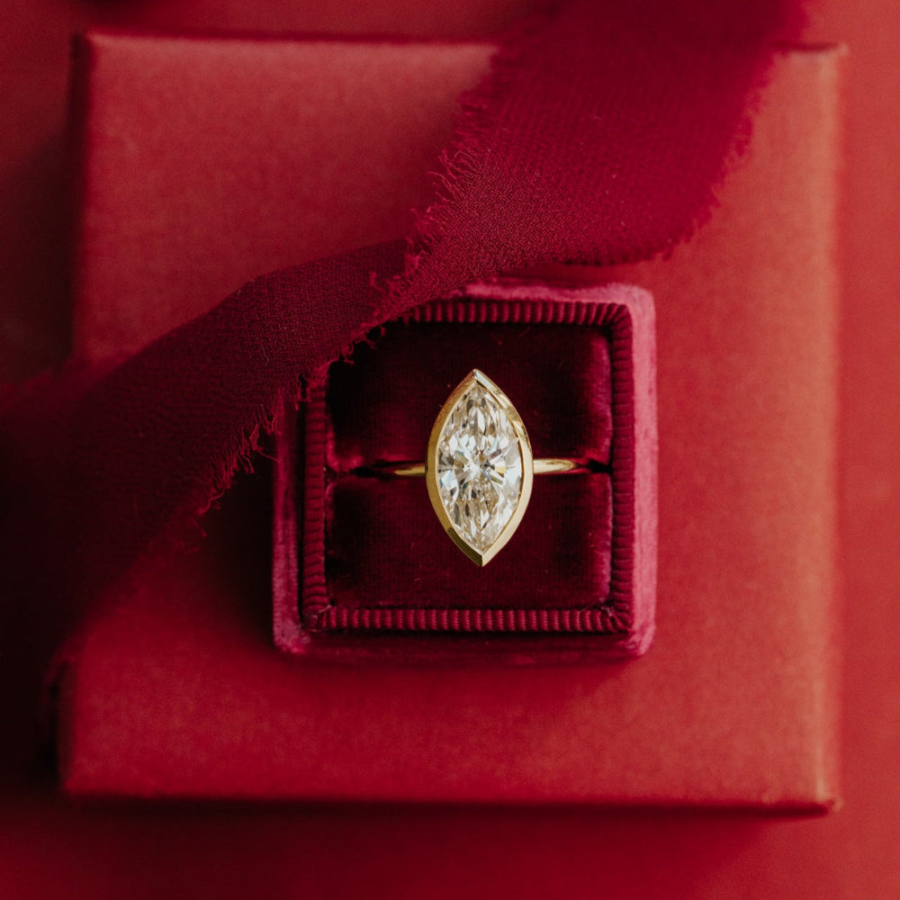 The Bailey Marquise Lab Grown Diamond Ring