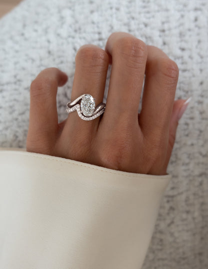 Oval Lab Grown Diamond Engagement Ring