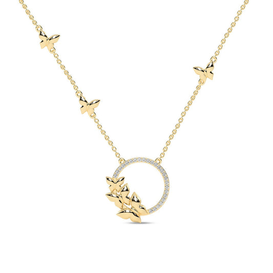 Butterfly Cluster Necklace