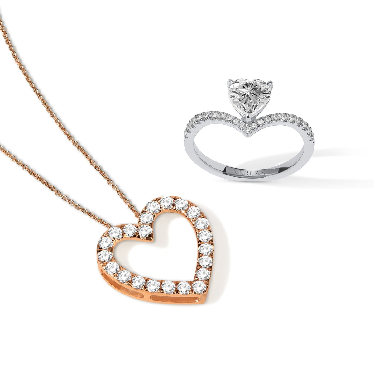 Silhouette Necklace - Heart