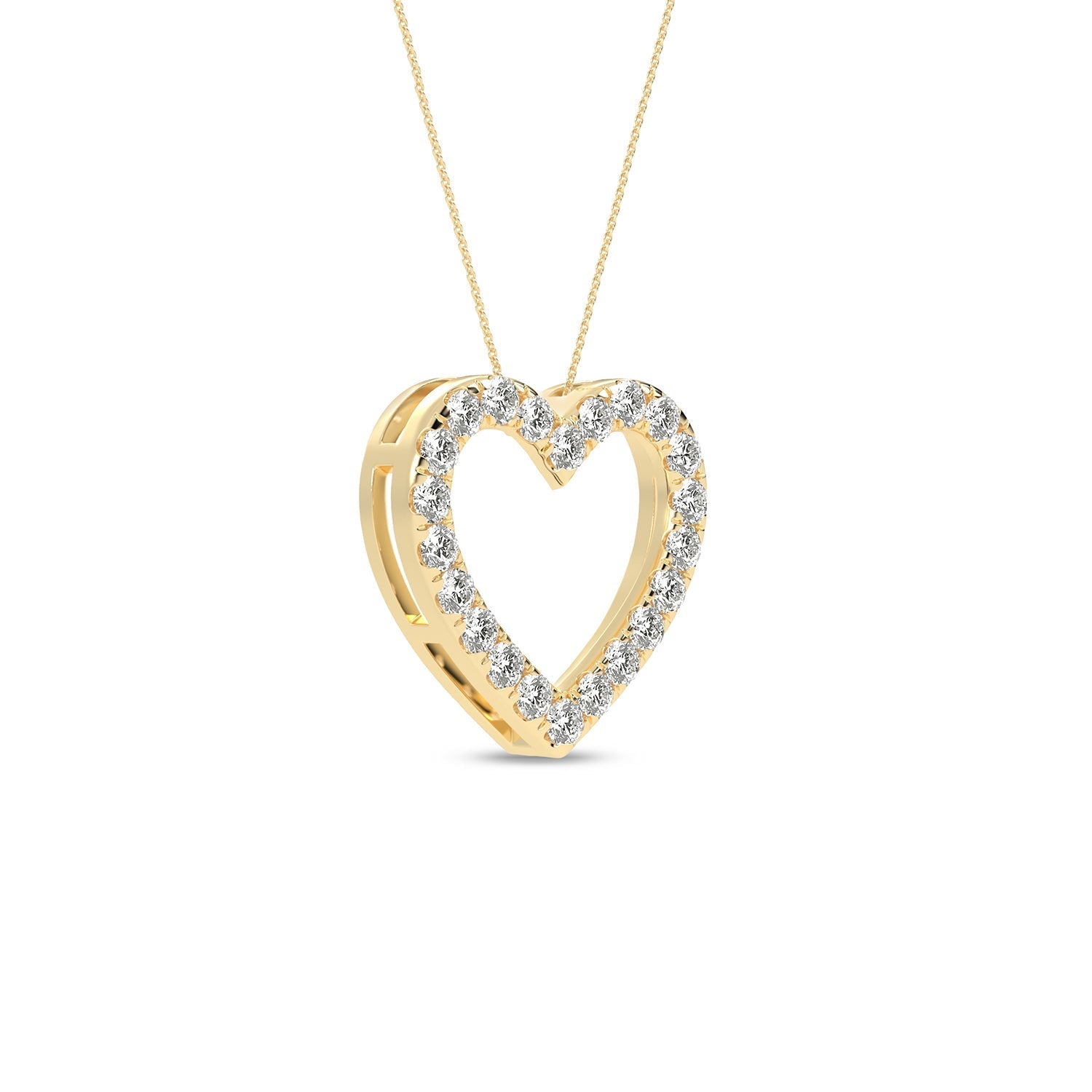 Silhouette Necklace - Heart