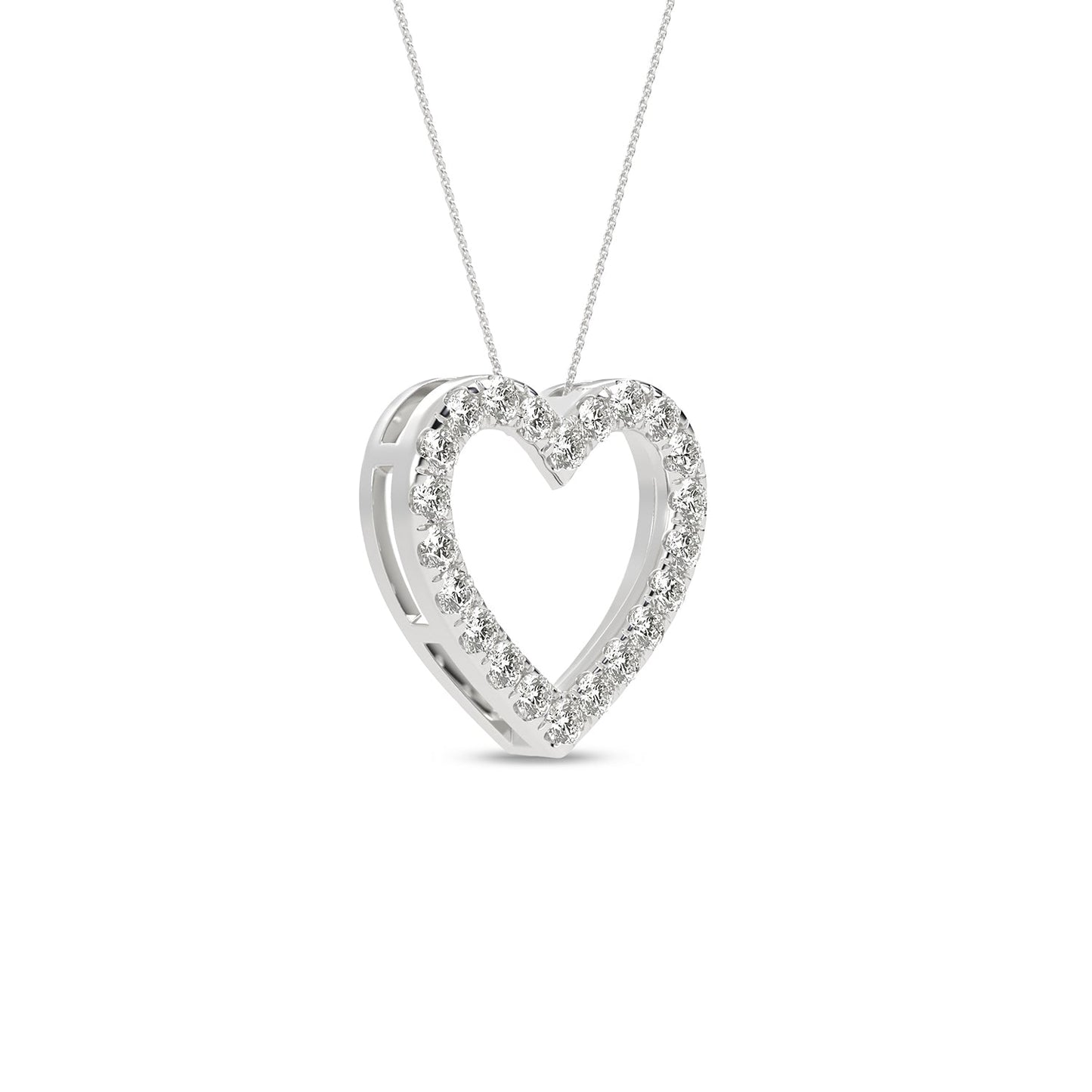 Silhouette Necklace - Heart